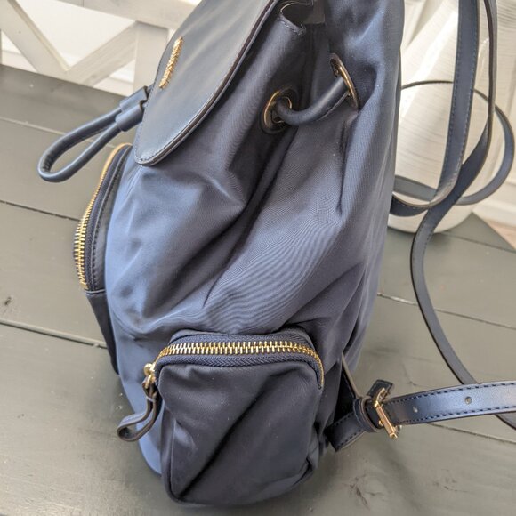 Michael Kors Blue Abbey Large Logo Cargo Backpack main image 9